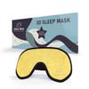 ASTRA VENA 3D Sleep Mask for Kids, Light Block Sleeping Blindfold Memory Foam Contoured Eye Mask for Sleep, Adjustable Strap Eye Cover and Travel Sleep Mask for Boys Girls, Yellow view 1
