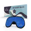 ASTRA VENA 3D Sleep Mask for Kids, Light Block Sleeping Blindfold Memory Foam Contoured Eye Mask for Sleep, Adjustable Strap Eye Cover and Travel Sleep Mask for Boys Girls, Dark Blue view 1
