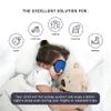 ASTRA VENA 3D Sleep Mask for Kids, Light Block Sleeping Blindfold Memory Foam Contoured Eye Mask for Sleep, Adjustable Strap Eye Cover and Travel Sleep Mask for Boys Girls, Dark Blue view 4