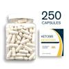 Bulk Buy Ketosis Kickstart - 250 CT beta-hydroxybutyrate Salts for Ketogenic Diet in a Clear Square Grip Jar view 2