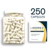 Bulk Buy NOX Blend - 250 Capsules of L-Arginine & L-Citrulline in a Clear Square Grip Jar view 2
