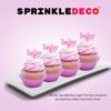Light Pink Bake in Sprinkle On Confetti Dessert Decoration Toppings for Cake Cookie Cupcake IceCream Donut 6oz Bag view 4