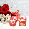 Gift Boutique 48 Count Valentine's Day Treat Snack Cups 10 Oz. Disposable Paper Cup Dessert Ice Cream Bowl Pink Red White Holiday Hearts Design For Frozen Treats Cupcakes Party Favor Supplies Decor view 4