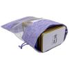 12-Pack Large Linen Burlap & Organza Gift Bags w. Drawstrings (6.5x8.5 in, Lavender) - Party Favors, Presents, Samples & Treats Mesh Pouch by The Display Guys view 3