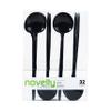 Novelty Modern Flatware, Cutlery, Soup Spoons Luxury Black 32 Count view 4