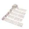 EXCEART 5 Rolls Burlap Wired Ribbon Wide Burlap Wrap for DIY Packaging Decorations Natural Linen Fabric view 1