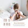 EXCEART 5 Rolls Burlap Wired Ribbon Wide Burlap Wrap for DIY Packaging Decorations Natural Linen Fabric view 2