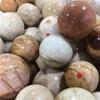 1pc Folk Crafts Natural Gemstone Orange Moonstone Crystal Ball Spheres 55-60mm for Decoration view 4