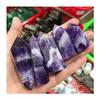 1pc Natural Dream Amethyst Obelisk Quartz Crystal Wand Healing Stones 50-60mm for Home Decoration view 1