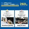 Blue Ocean Sushi Nori Seaweed Half Cut 200 sheets 260Gram Organic Yaki Roasted Rolls Wraps 100% Natural Laver Fresh Premium Thick Quality view 2