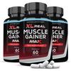 (3 Pack) XL Real Muscle Gainer Max 1600MG Advanced Men's Heath Formula 180 Capsules view 1
