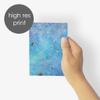 Blue Opal High Res Greeting Cards Boxed Set - 24 Blank Thank You or Just Because Cards w/White Envelopes - Front & Back Designs for Personalized Stationery Printed in the USA by RitzyRose view 4