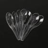 100pcs Disposable Plastic Spoons | Disposable Cutlery | Great for Celebrations, Parties, Travels, Events, and Everyday UseClear view 3