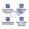 BIG BREATHE S-IMT | Compact Inspiratory Muscle Trainer for Lung Strength & Endurance | Adjustable Resistance Breathing Trainer for Athletes, Fitness & Respiratory Health view 4