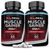 (2 Pack) XL Real Muscle Gainer Max 1600MG Advanced Men's Heath Formula 120 Capsules view 1