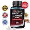 (2 Pack) XL Real Muscle Gainer Max 1600MG Advanced Men's Heath Formula 120 Capsules view 2
