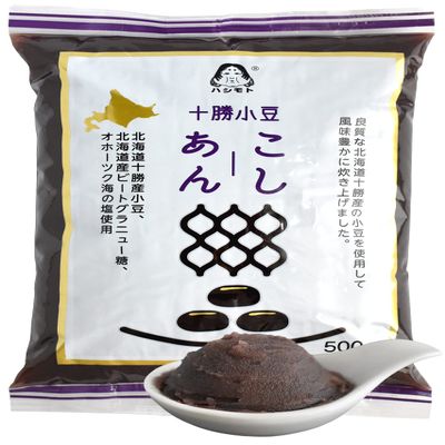 chaganju Red Bean Paste, Adzuki Beans, Japanese Mochi Rice Cake Anko, Strained KOSHIAN -VEGAN & GLUTEN-FREE 17.6OZ(500g)