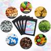 100 pcs Black Smell Proof Mylar Holographic Bags Packaging Bags,Clear Resealable Odor Proof Bag Foil Pouch Bag for Food Storage and Lipgloss,Jewelry,Eyelash Packaging for Small Business(6.3x9.4Inch) view 4