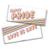 25ct Gay Pride Items Wrappers for Chocolate Bars (25 Pack) view 1