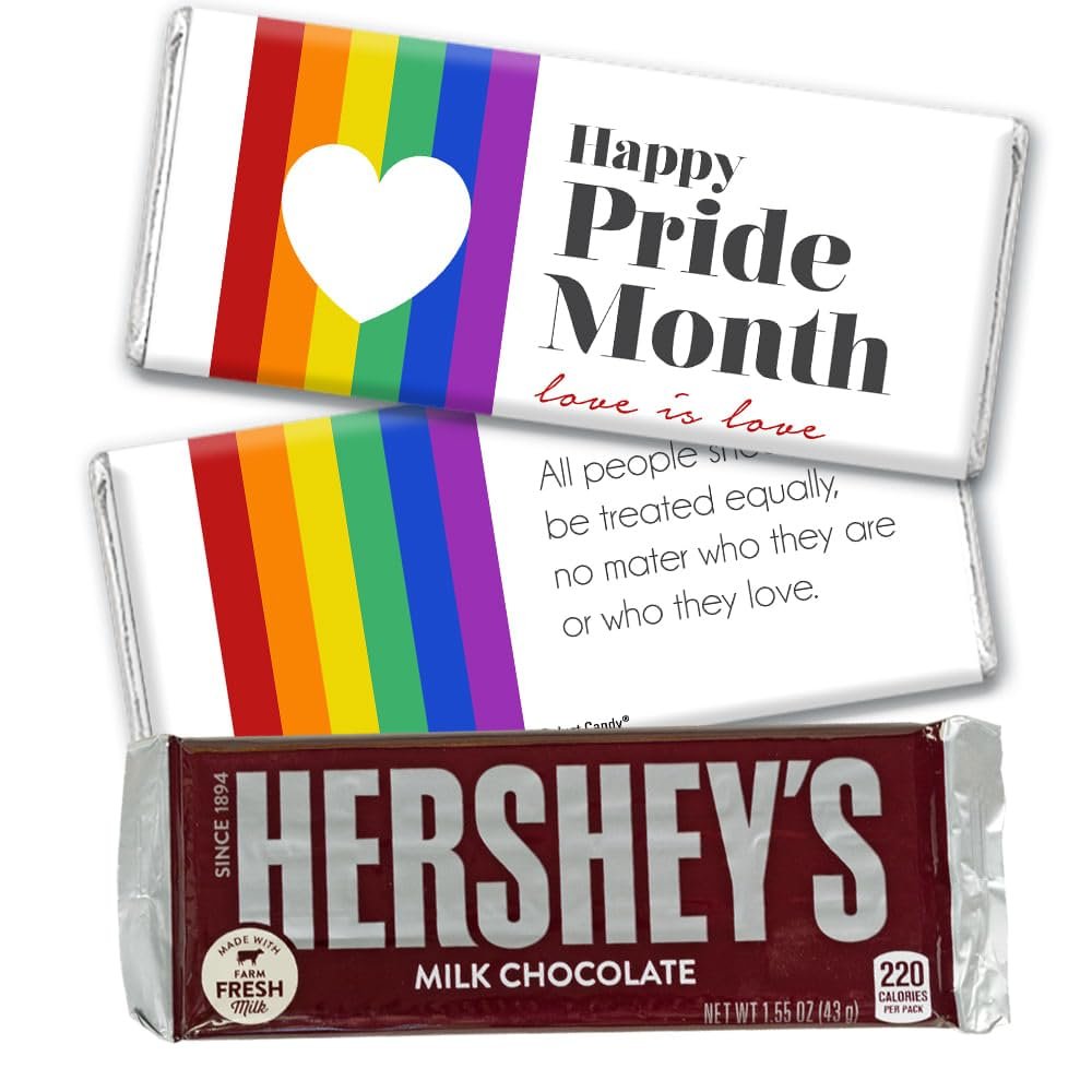12ct Gay Pride Month Candy Giveaways Candy Chocolate Bars (12 Pack)