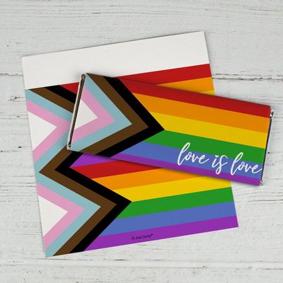 25ct Pride Week Giveaways Wrappers for Chocolate Bars (25 Pack)