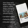 Kion Organic Coffee | Tested for Toxins | Roasted to Maximize Health and Taste | Whole Bean Dark Roast 12 Oz (3 Pack) view 2