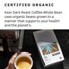 Kion Organic Coffee | Tested for Toxins | Roasted to Maximize Health and Taste | Whole Bean Dark Roast 12 Oz (3 Pack) view 3