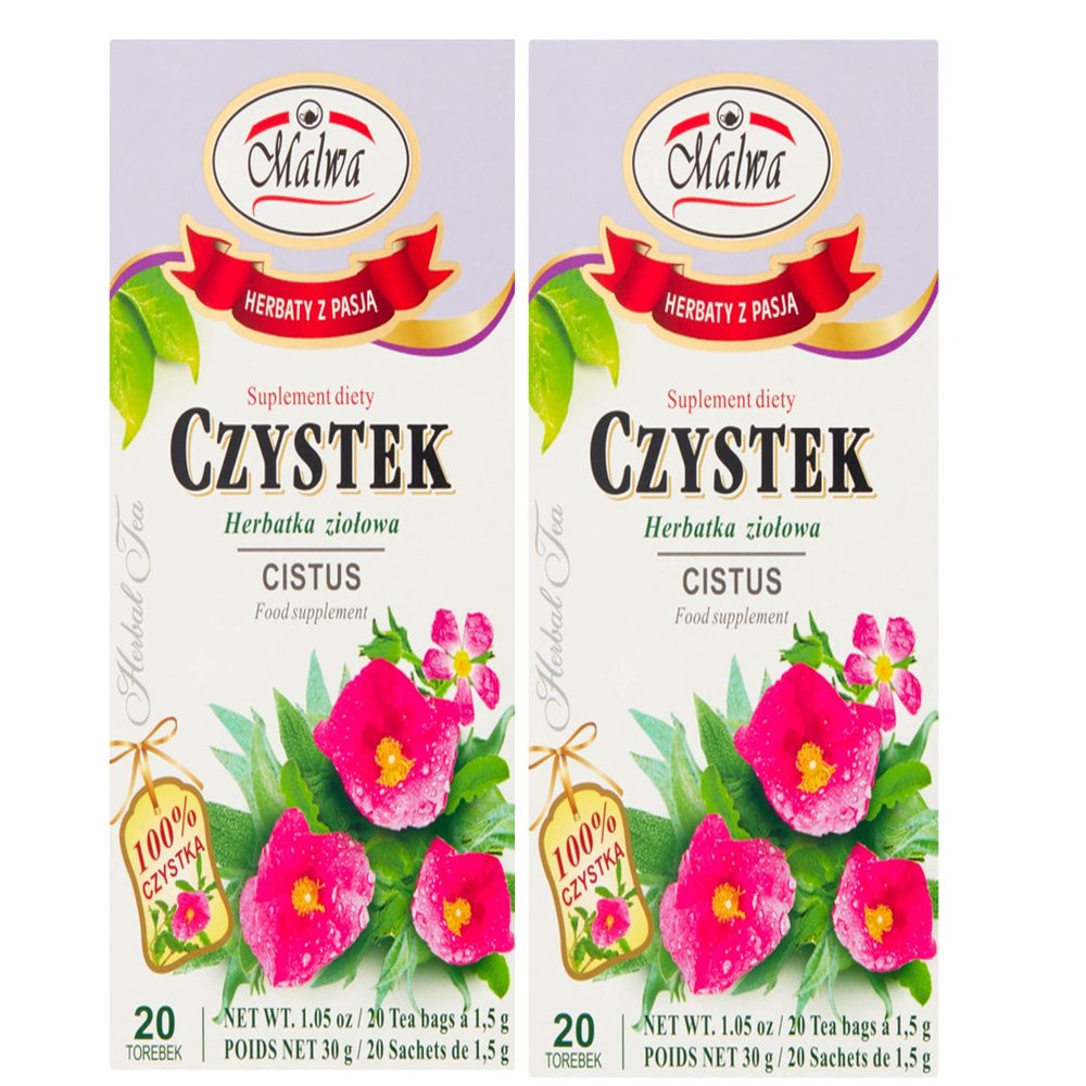 CISTUS MALWA 1.05OZ / 30G 2PACK CZYSTEK HERBATKA ZIOLOWA 2PACK