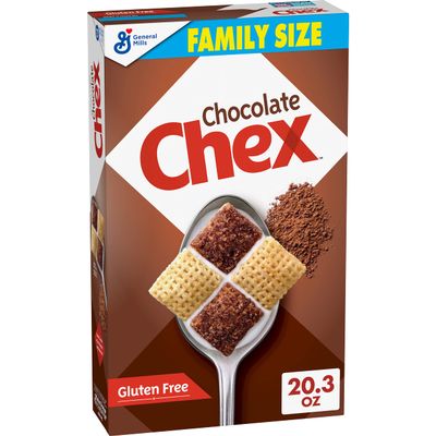Chex Chocolate Breakfast Cereal, Gluten Free, 20.3 oz (Pack of 5)