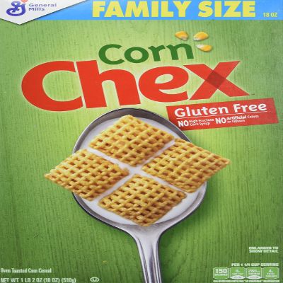Chex CornBreakfast Cereal, Gluten Free, 18 oz (Pack of 8)