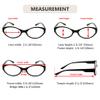 Eyekepper 4-pack Oval Reading Glasses for Women Stylish Readers +2.25 view 3