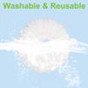 Mop Head for Hurricane Spin Mop Microfiber Mop Head for 360Spin Magic Mop Refills Round Standard Size Mop Pads 4 Packs view 4