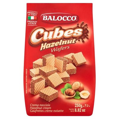 Balacco - Hazelnut Wafer Cubes - 250g - (pack of 2)
