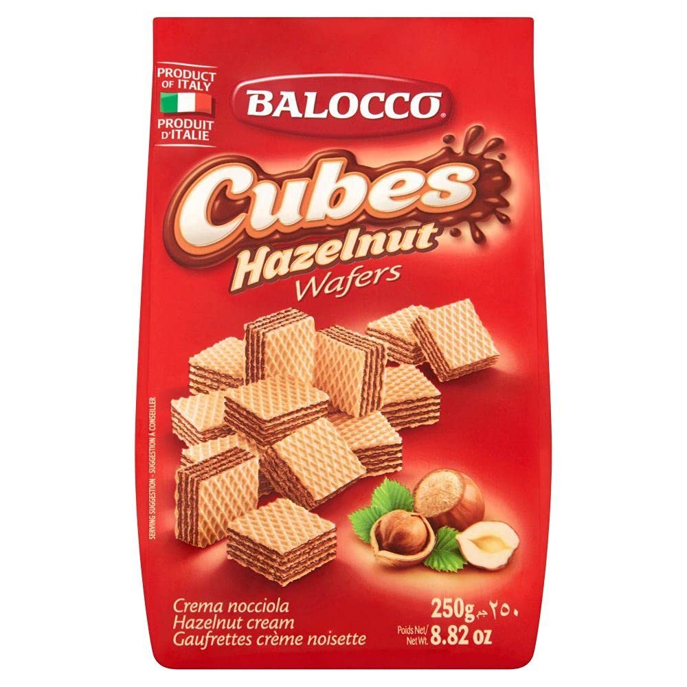 Balacco - Hazelnut Wafer Cubes - 250g - (pack of 2)