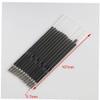 TOSSPER 10pcs 0.7mm Black Ballpoint Pen Refills School Office Bullet Ball Point Pen Refill Replacement view 3