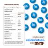 M&MS WORLD Blue Candy Bulk - Milk Chocolate Candy, 5 lbs Resealable Pack for Graduation, Wedding, 4th of July, Birthdays, Party Favors, Boy Baby Showers, Gender Reveal Ideas, Easter and more view 2