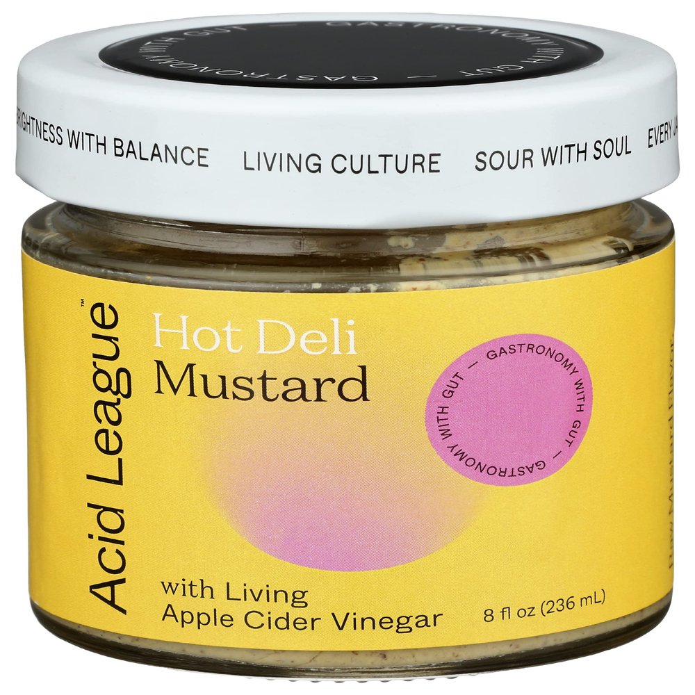 Acid League, Mustard Hot Deli, 8 Fl Oz