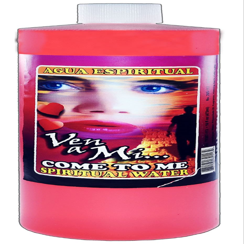 1 BOTTLE COME TO ME SPIRITUAL WATER-VEN A MI AGUA ESPIRITUAL 16 OZ. - MAGICK PAGAN