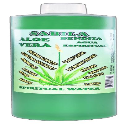 1 BOTTLE ALOE VERA SPIRITUAL WATER-SABILA AGUA ESPIRITUAL 16 OZ. - MAGICK PAGAN