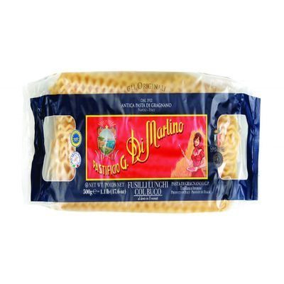Di Martino - Italian Fusilli Lunghi Col Buco [Long Fusilli], (4)- 17.6 oz. Pkgs.