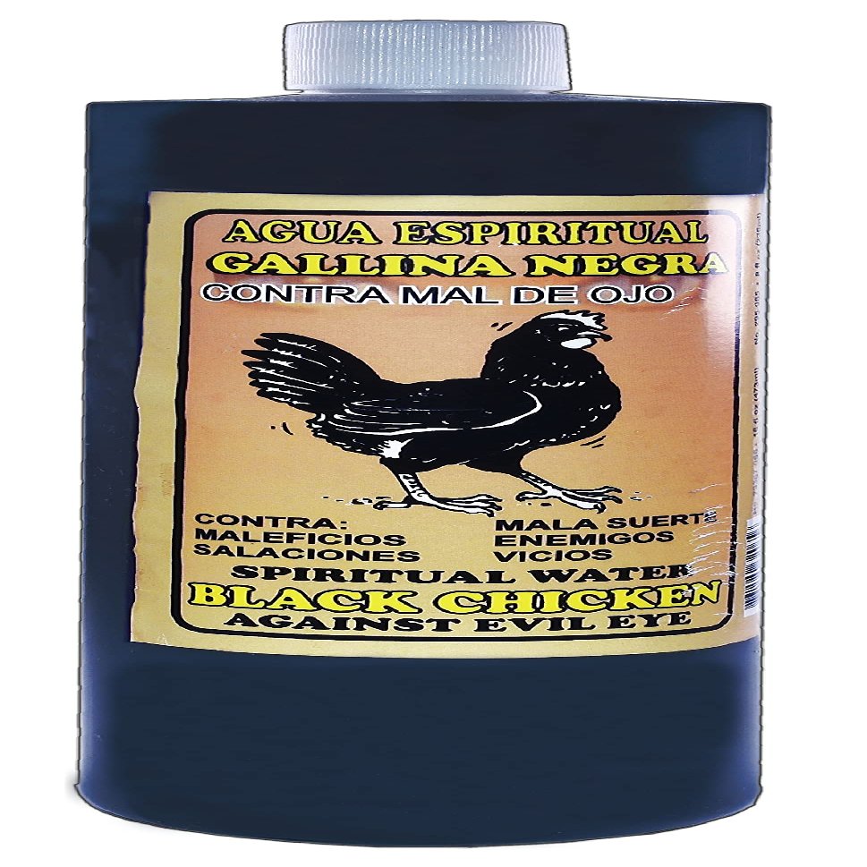 Mistic 3 Bottles Black Chicken Spiritual Water-GALLINA Negra AGUA ESPIRITUAL 16 OZ.-Magick Pagan