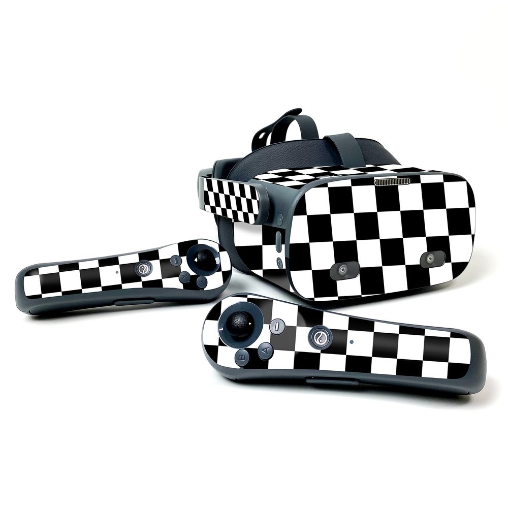 MightySkins Skin Compatible with Pico Neo 2 Eye - Check | Protective, Durable, and Unique Vinyl Decal wrap Cover | Easy to Apply, Remove, and Change Styles | Made in The USA
