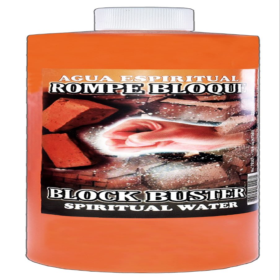 3 Bottles Block Buster Spiritual Water-ROMPE BLOQUE AGUA ESPIRITUAL 16 OZ. - Magick Pagan