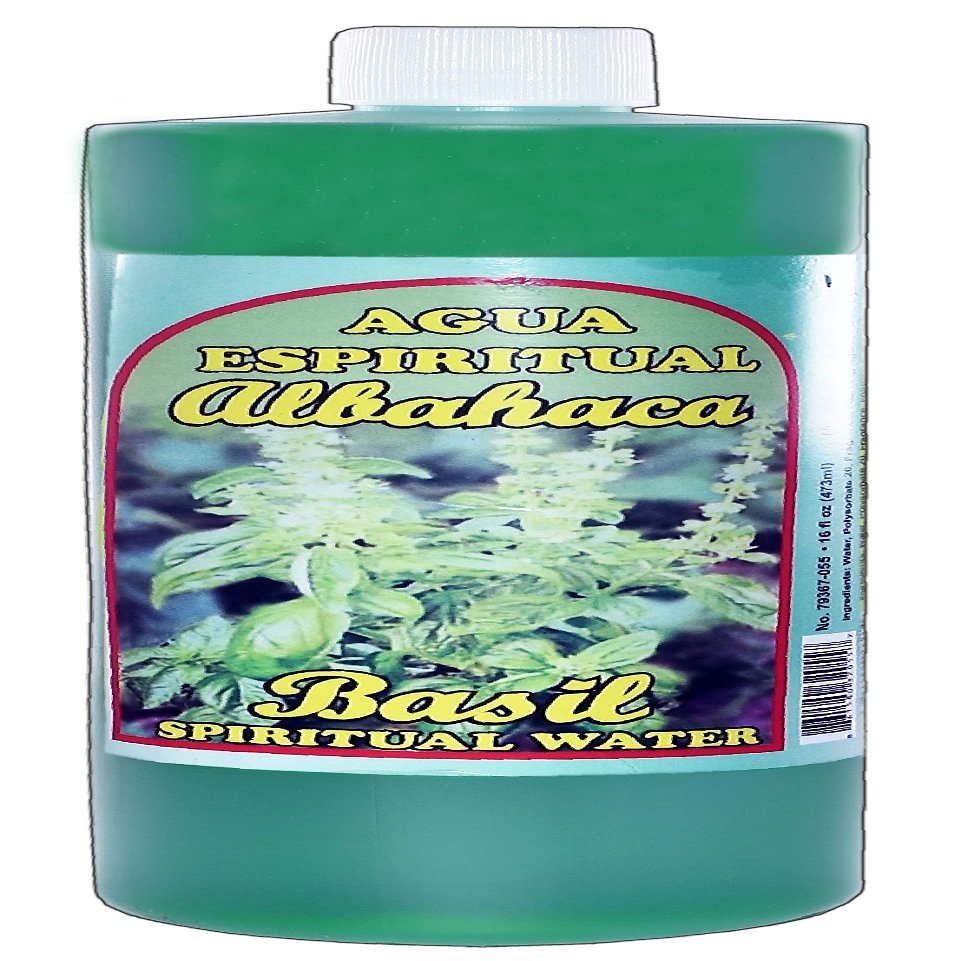 1 Bottle Basil Spiritual Water-ALBAHACA AGUA ESPIRITUAL 16 OZ. - Magick Pagan