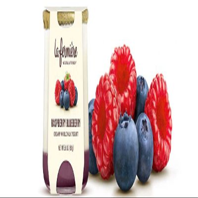 NineLife Basics La Fermiere Raspberry Blueberry Yogurt (Pack of 6)
