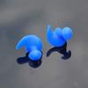 6 Pairs Silicone Earplugs Safety Protection Noise Cancelling Reusable Earplugs for Swimming, Snoring and Sleeping - Blue view 1