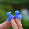 6 Pairs Silicone Earplugs Safety Protection Noise Cancelling Reusable Earplugs for Swimming, Snoring and Sleeping - Blue view 3