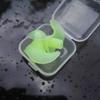 6 Pairs Silicone Earplugs Safety Protection Noise Cancelling Reusable Earplugs for Swimming, Snoring and Sleeping - Green view 1