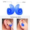 6 Pairs Silicone Earplugs Safety Protection Noise Cancelling Reusable Earplugs for Swimming, Snoring and Sleeping - Green view 3