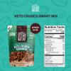 Second Nature Keto Crunch Smart Snack Mix, 10 oz Individual Snack Packs (Pack of 6) - Certified Keto Gluten Free Snack - No Sugar Added Dark Chocolate and Nut Trail Mix, Ideal for Travel Snacks view 2